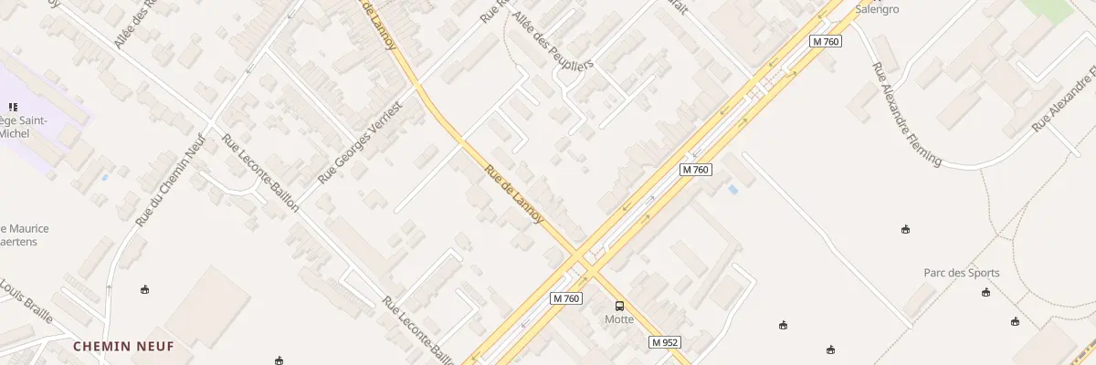 Plan du 551 Rue de Lannoy à Roubaix