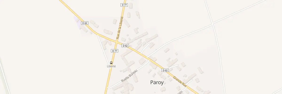 Plan du 15 Rue Grande à Paroy