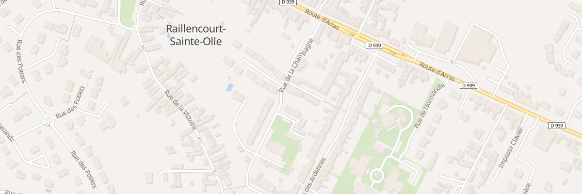 Plan du 16 Rue de la Lorraine à Raillencourt-Sainte-Olle