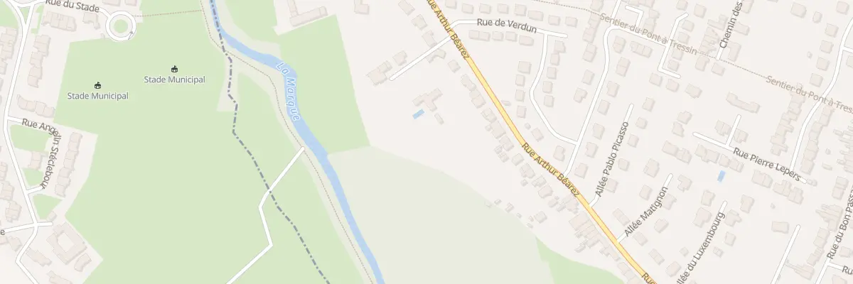 Plan du 14 Rue Arthur Bearez à Chéreng