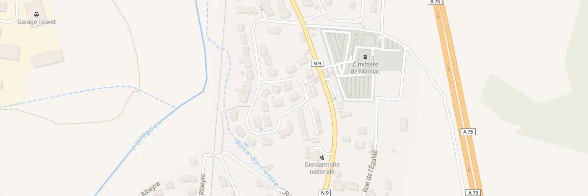 Plan du 15 Rue du Général Leclerc à Massiac