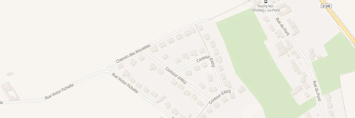 Plan du 510 Contour D Alcy à Auchy-lez-Orchies