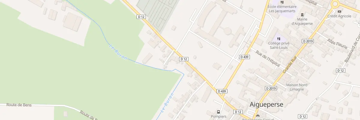 Plan du 19 Av des Résistants à Aigueperse