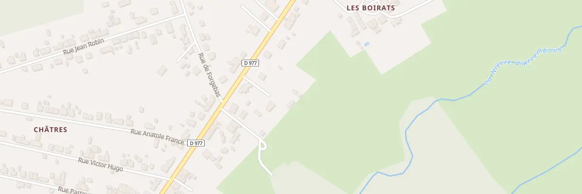 Plan du 10 Av des Gondelins à Guérigny
