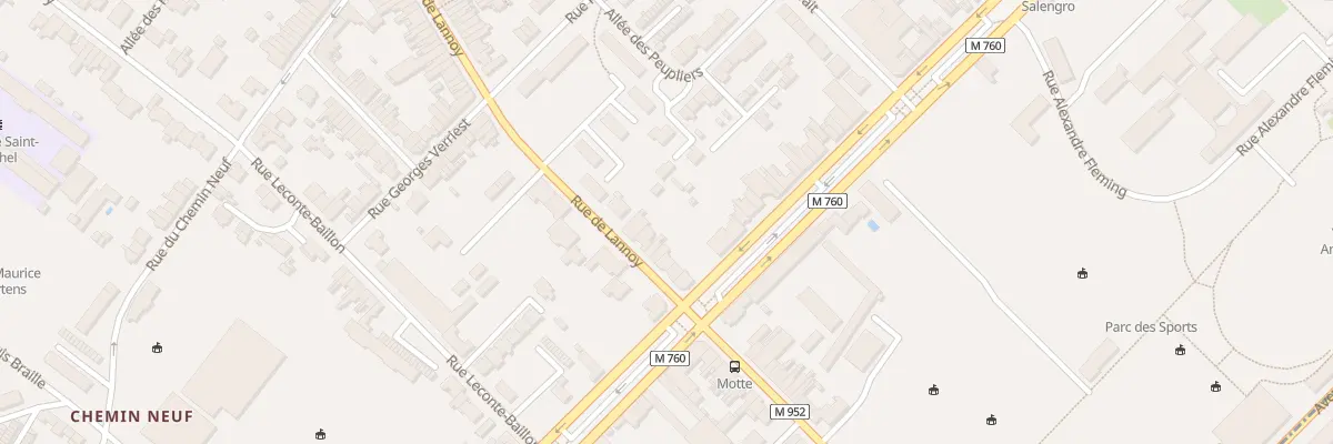 Plan du 553 Rue de Lannoy à Roubaix