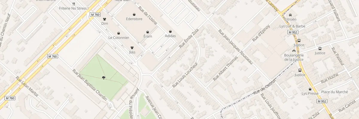 Plan du 49 Rue Emile Zola à Roubaix
