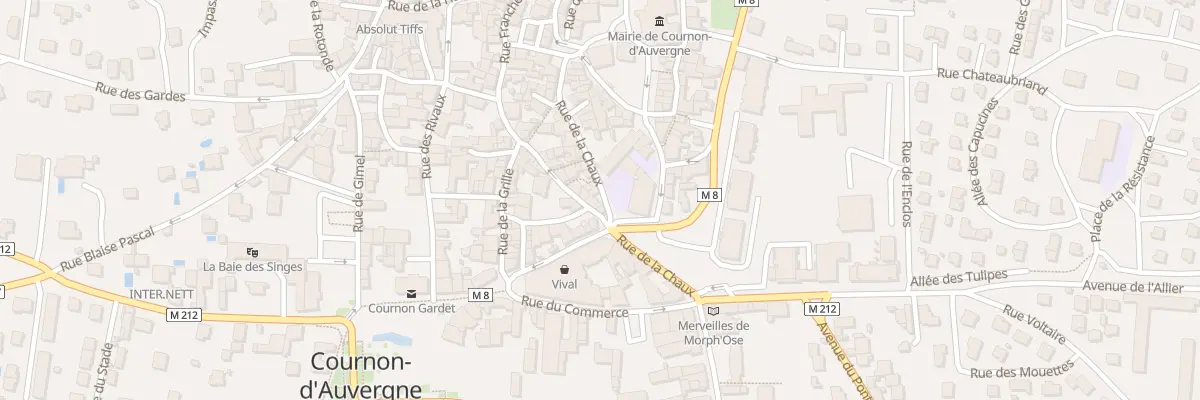 Plan du 26 Rue de la Chaux à Cournon-d’Auvergne
