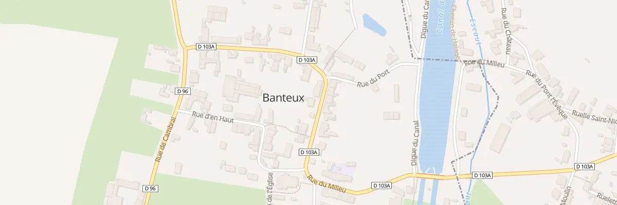 Plan du 515 Rue du Milieu à Banteux