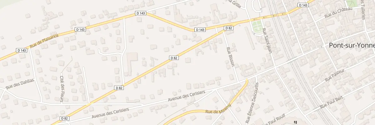 Plan du 13T Av Aristide Briand à Pont-sur-Yonne