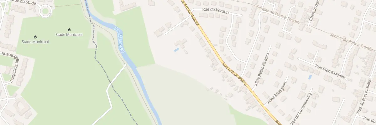 Plan du 16 Rue Arthur Bearez à Chéreng
