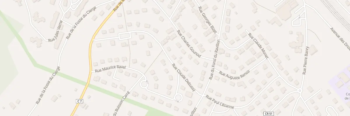 Plan du 21 Rue Claude Debussy à Pont-sur-Yonne