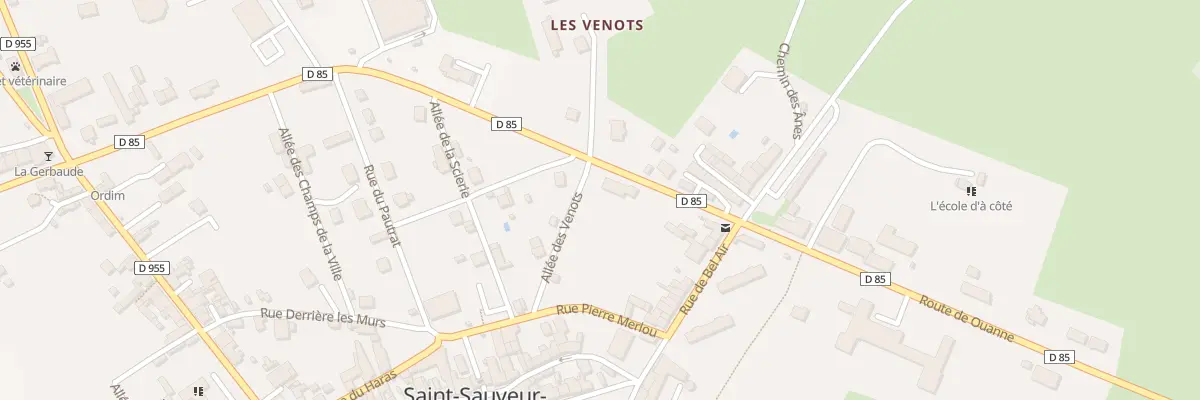 Plan du 12 Rte de Ouanne à Saint-Sauveur-en-Puisaye