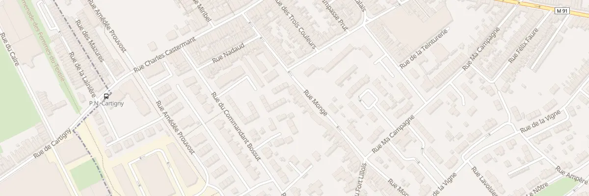 Plan du 42 Rue Monge à Wattrelos