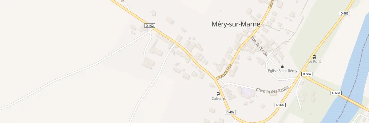 Plan du 13 Rte Jean de la Fontaine à Méry-sur-Marne