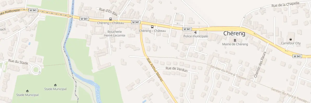 Plan du 3 Rue Arthur Bearez à Chéreng