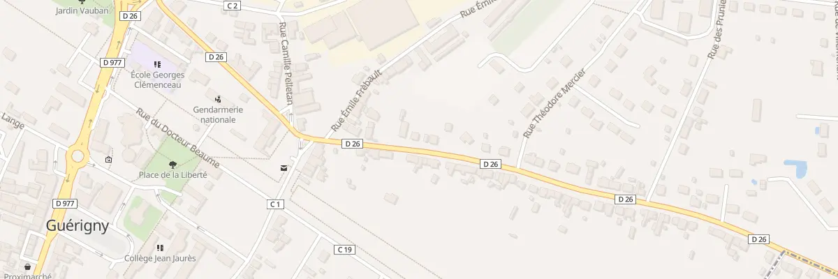 Plan du 3 Rte de Balleray à Guérigny