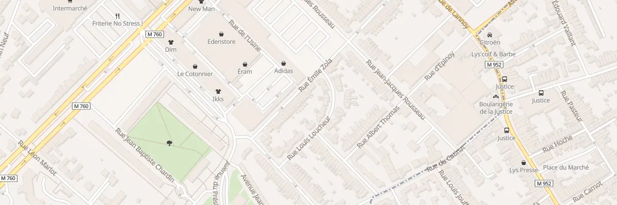 Plan du 41 Rue Emile Zola à Roubaix