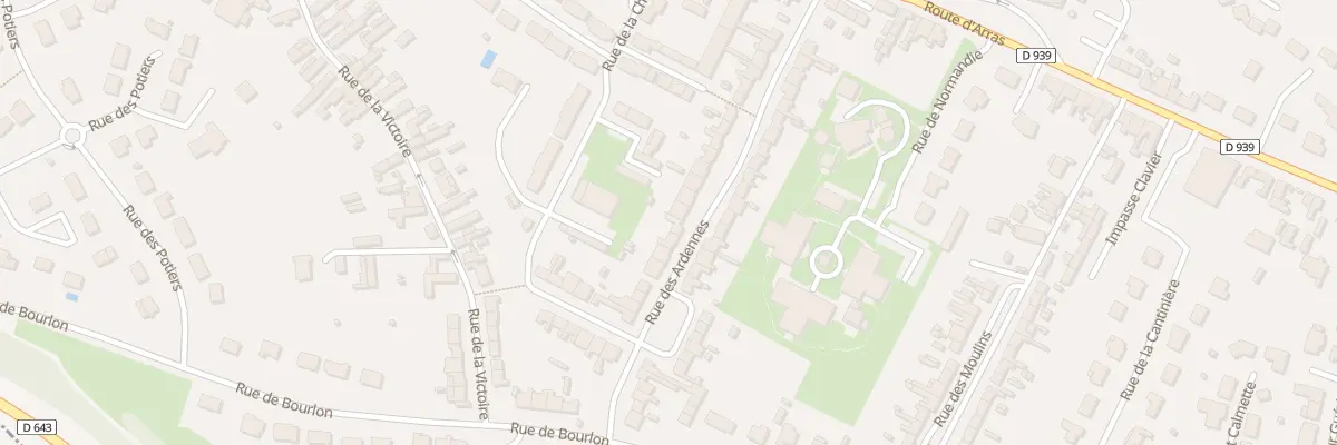 Plan du 38 Rue des Ardennes à Raillencourt-Sainte-Olle