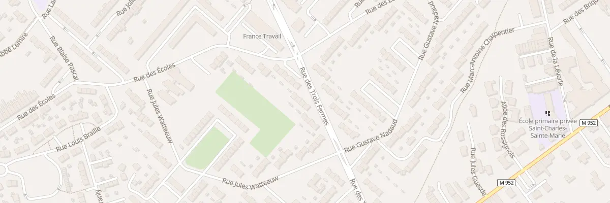 Plan du 29 Rue des Trois Fermes à Hem