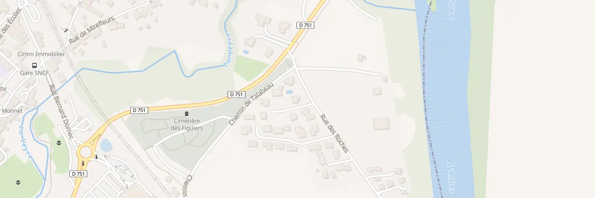 Plan du 18 Rue des Roches aux Martres-de-Veyre