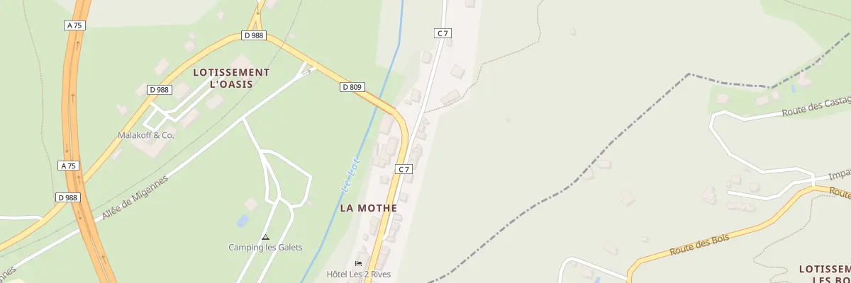 Plan du 24 Rue du Barrinalt à Banassac-Canilhac