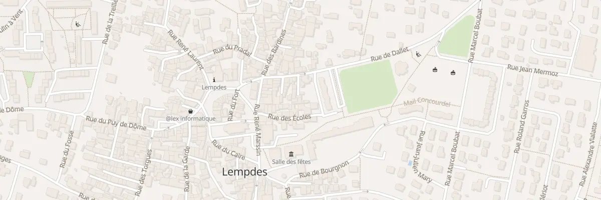 Plan du 3 Imp de Mezel à Lempdes