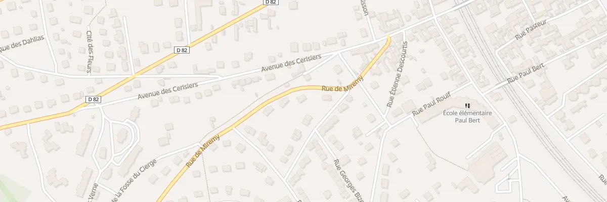 Plan du 15 Rue de Miremy à Pont-sur-Yonne