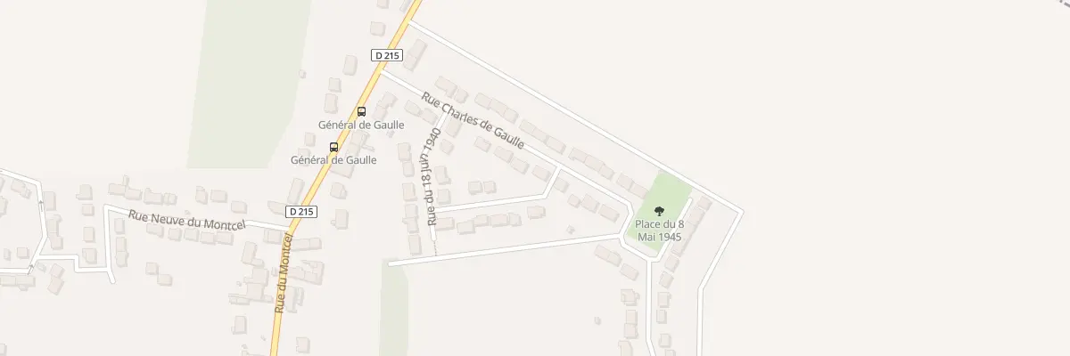 Plan du 14 Rue Charles de Gaulle à Chevru