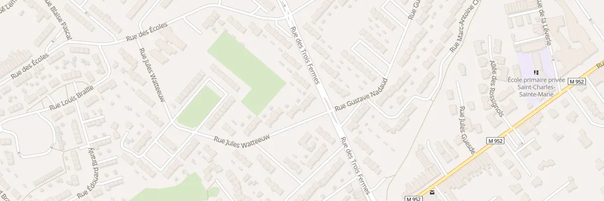 Plan du 79 Rue Jules Watteeuw à Hem