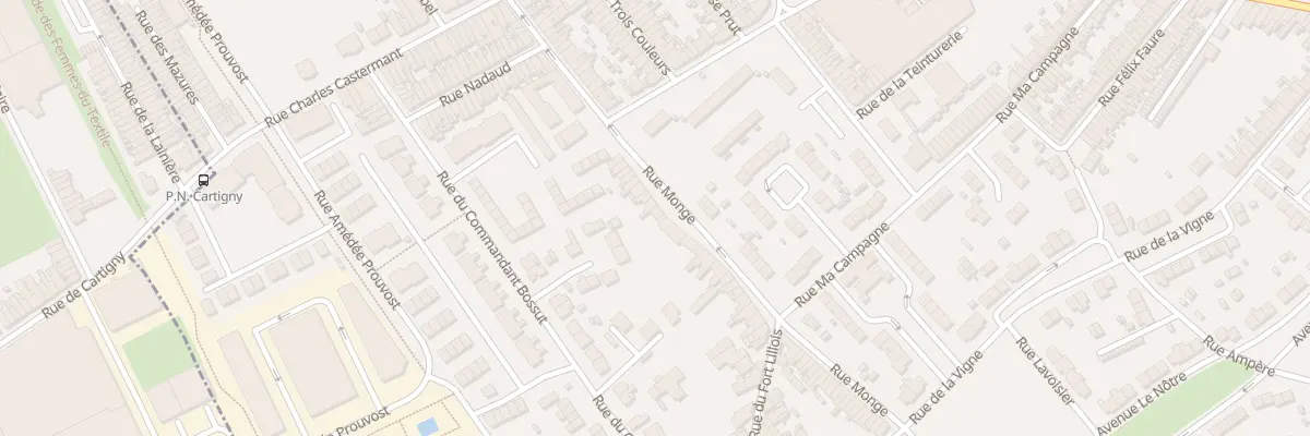 Plan du 52 Rue Monge à Wattrelos