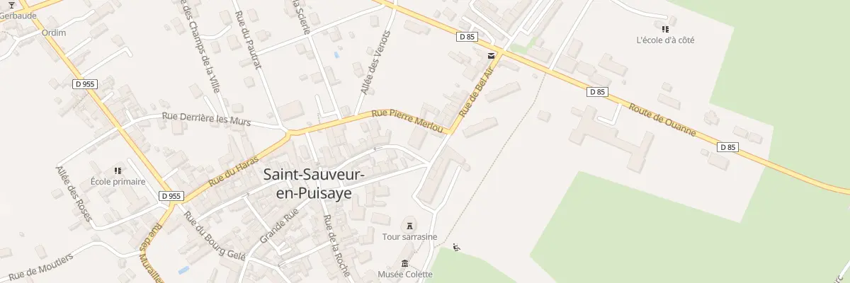 Plan du 1 Rue de Bel-Air à Saint-Sauveur-en-Puisaye