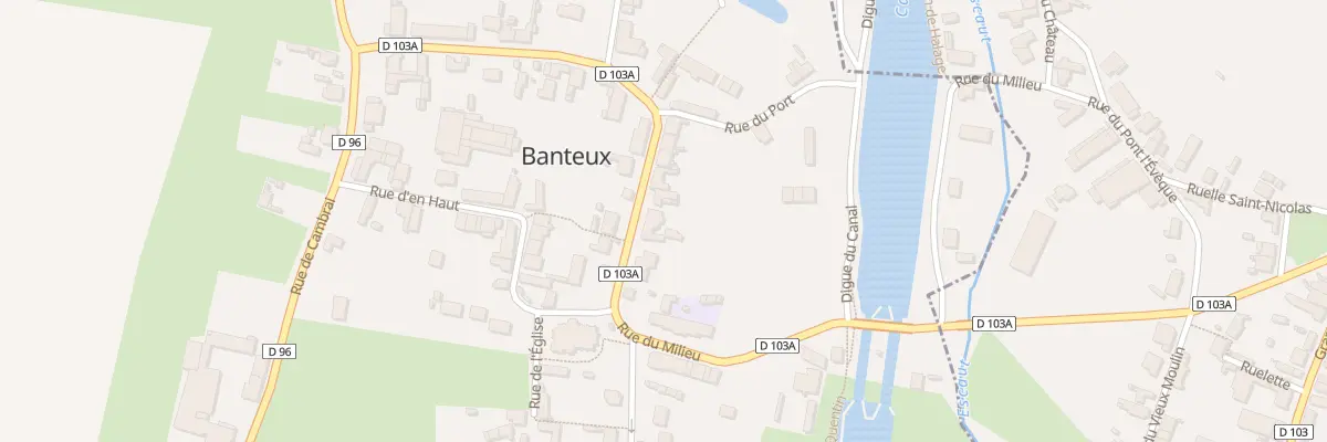 Plan du 482 Rue du Milieu à Banteux
