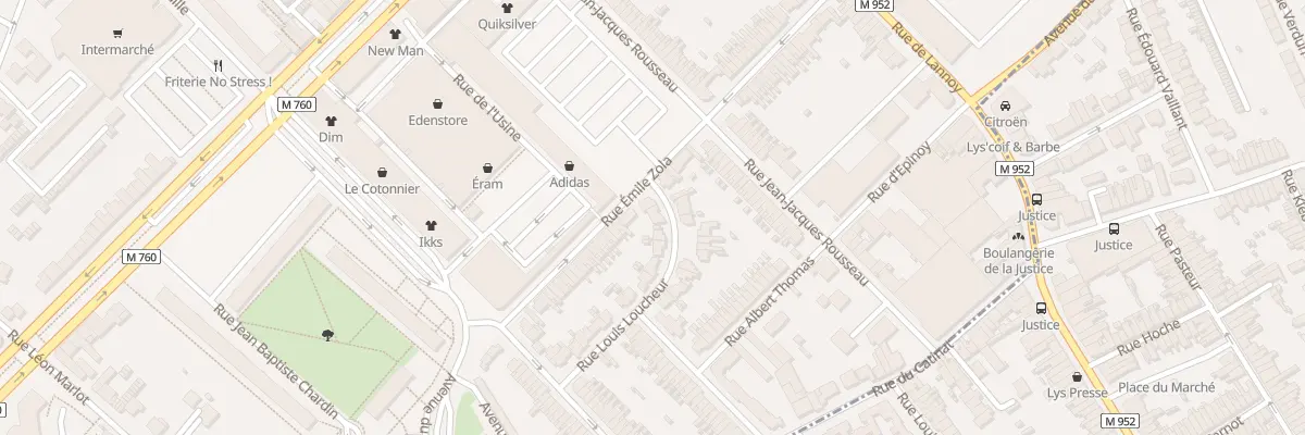Plan du 4 Rue Louis Loucheur à Roubaix