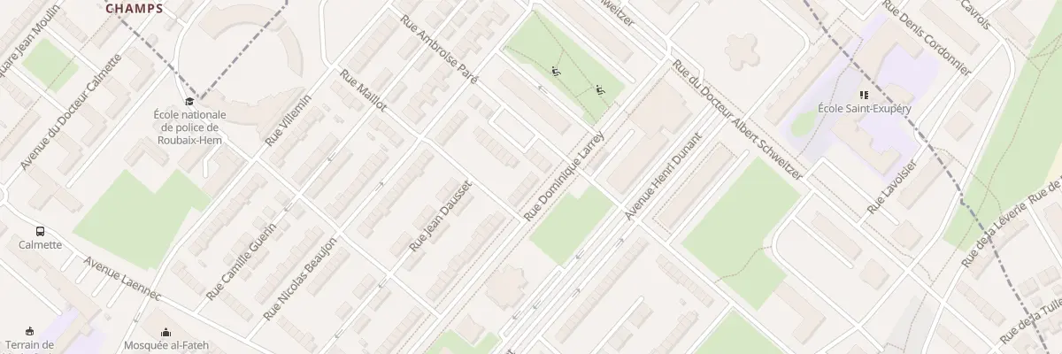 Plan du 229 Rue Dominique Larrey à Hem