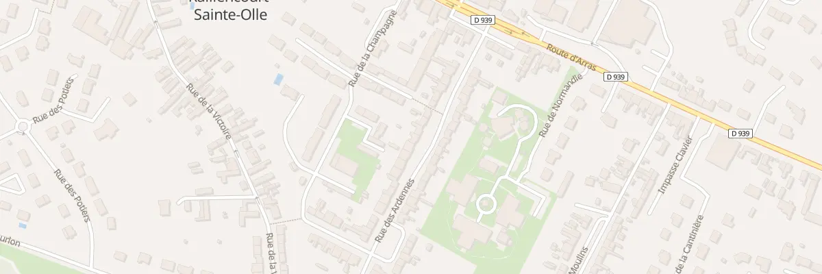 Plan du 28 Rue des Ardennes à Raillencourt-Sainte-Olle