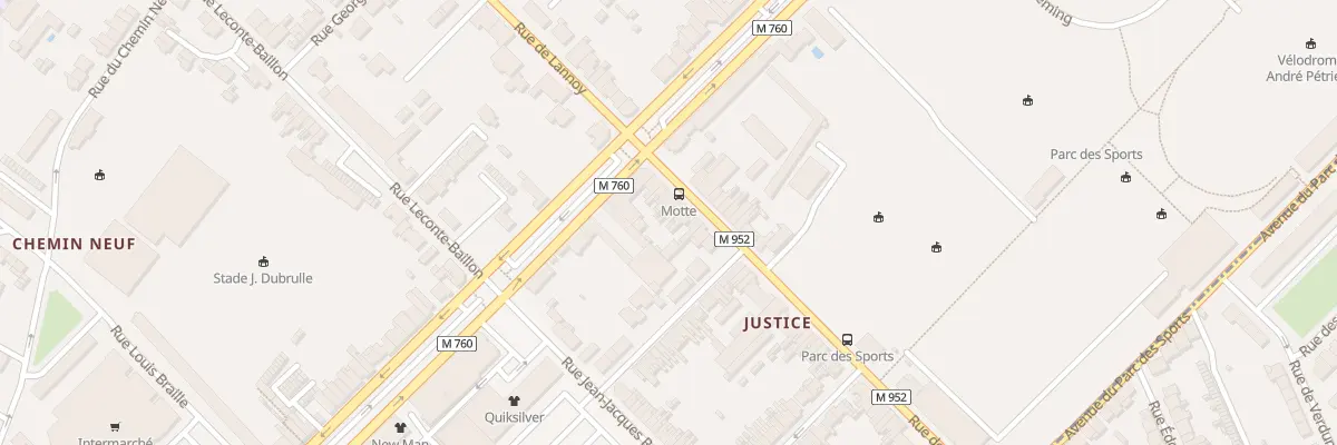 Plan du 572 Rue de Lannoy à Roubaix