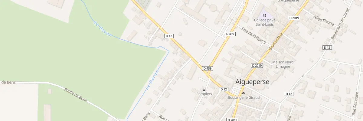 Plan du 7 Rte de Bens à Aigueperse