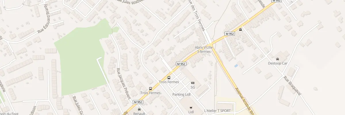 Plan du 333 Rue Jules Guesde à Hem