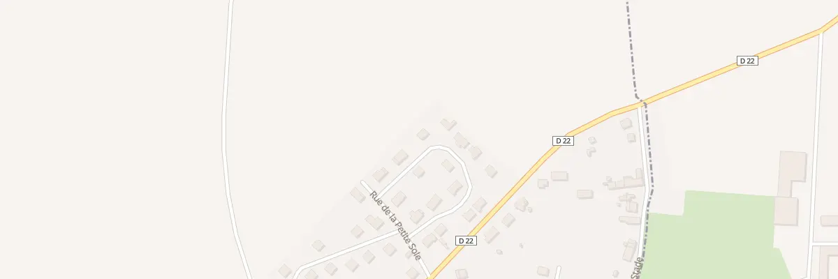 Plan du 32 Rue de la Petite Sole à Dammard