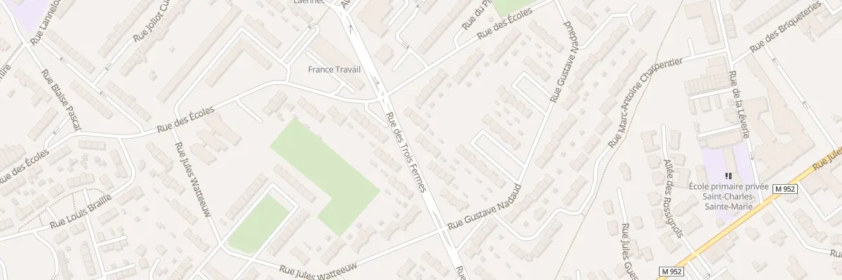 Plan du 50 Rue des Trois Fermes à Hem