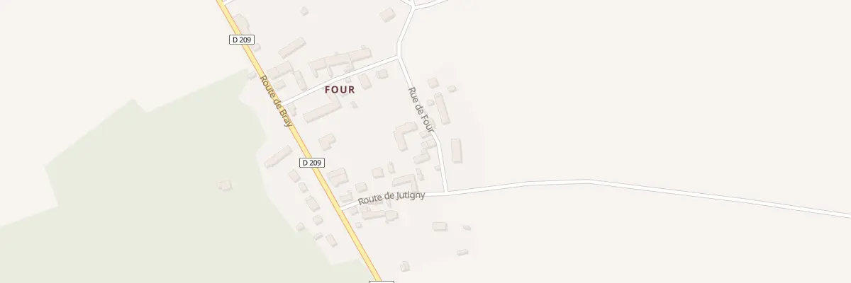 Plan du 80 Rue de Four à Savins