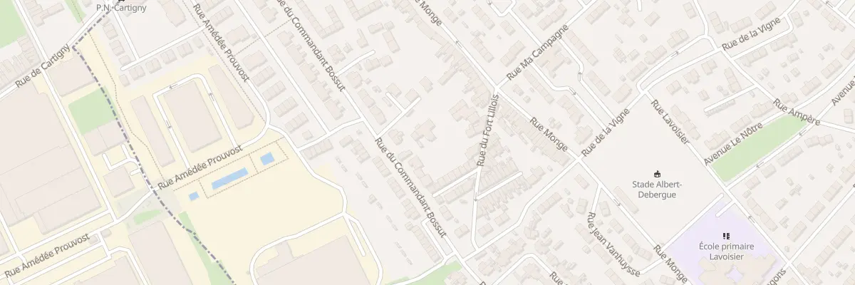 Plan du 146 Rue du Commandant Bossut à Wattrelos