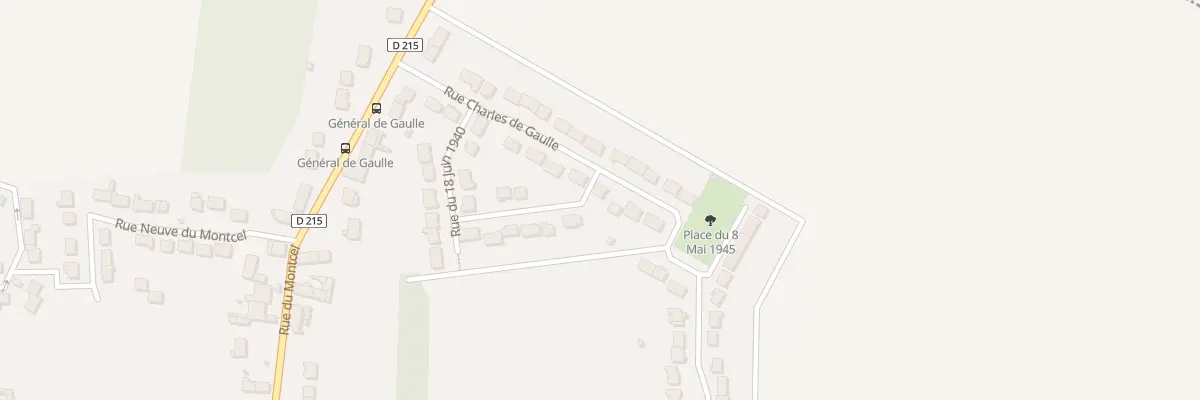 Plan du 16 Rue Charles de Gaulle à Chevru