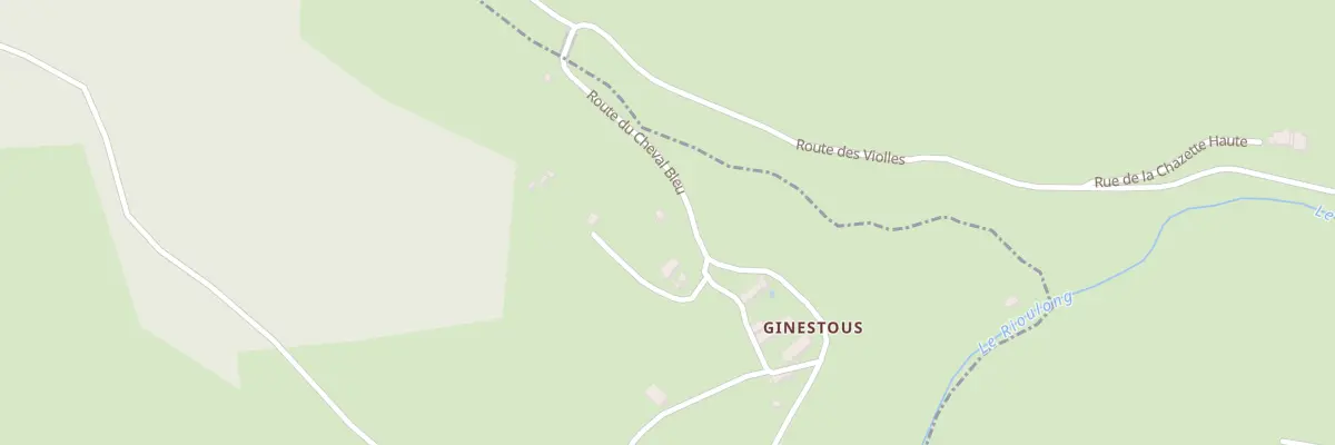 Plan du 2 Rte du Cheval Bleu aux Salces