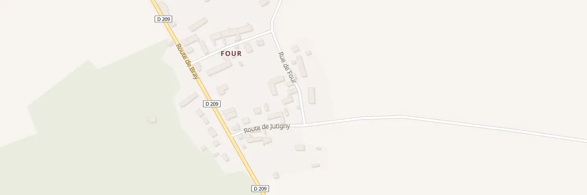 Plan du 82 Rue de Four à Savins