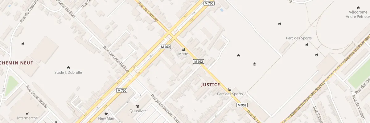 Plan du 580 Rue de Lannoy à Roubaix