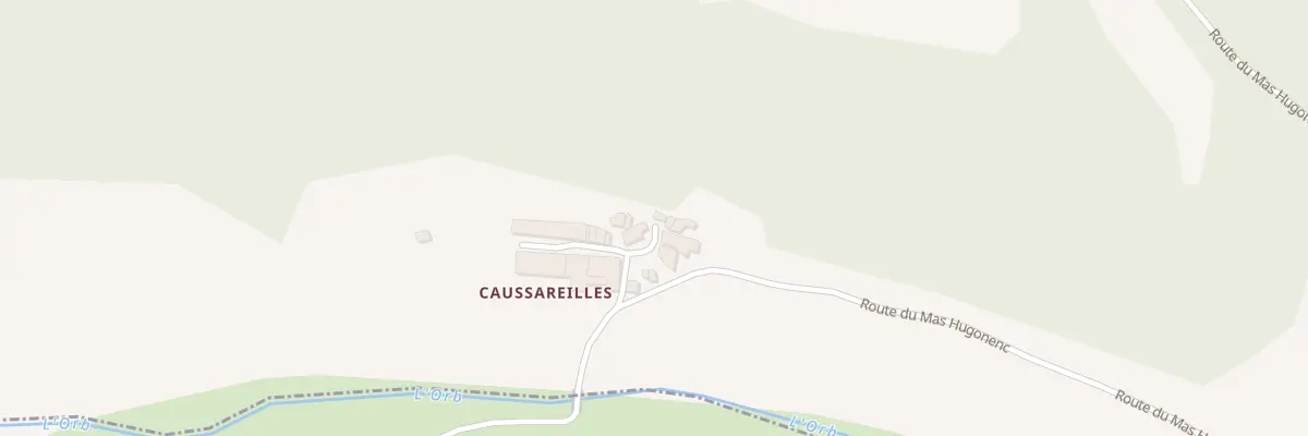 Plan du 5060 Caussareilles au Clapier