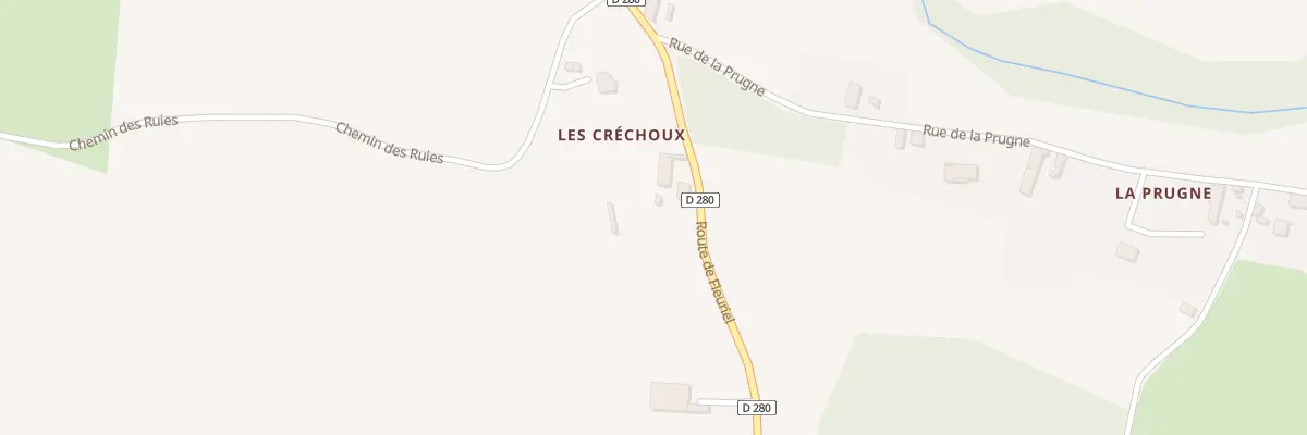 Plan du 5097 Les Crechoux à Cesset