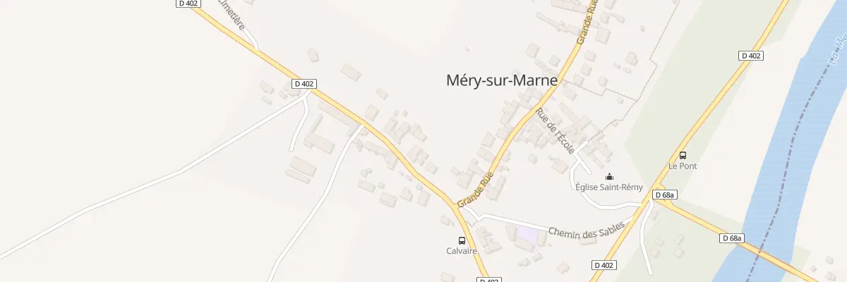Plan du 14 Rte Jean de la Fontaine à Méry-sur-Marne