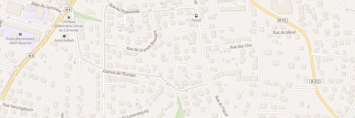 Plan du 4 Rue d’Allemagne à Cournon-d’Auvergne